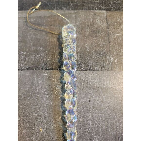 Shiny holographic icicle ornaments Xmas ice Decor figure - Picture 2 of 4